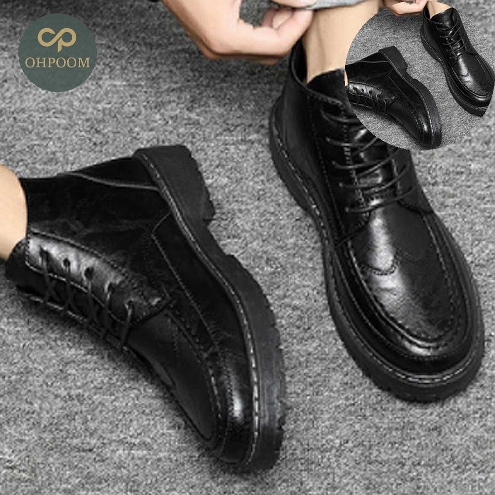 [픽커머스] 남자 캐주얼 워커 부츠 예쁜남자신발 캐주얼바이크워커 20대워커코디 남자청바지코디신발 20대남성데