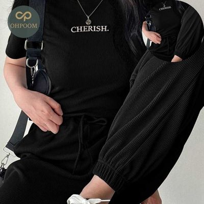 [ピッカーマース]ウエストバンディング ジョガー パンツ・ズボン スウェットパンツ フィットネスランニング運動女性ラバーパンツ・ズボン スポーツウェアジョガーパンツ・ズボン ジョガートレーニング女性ファン