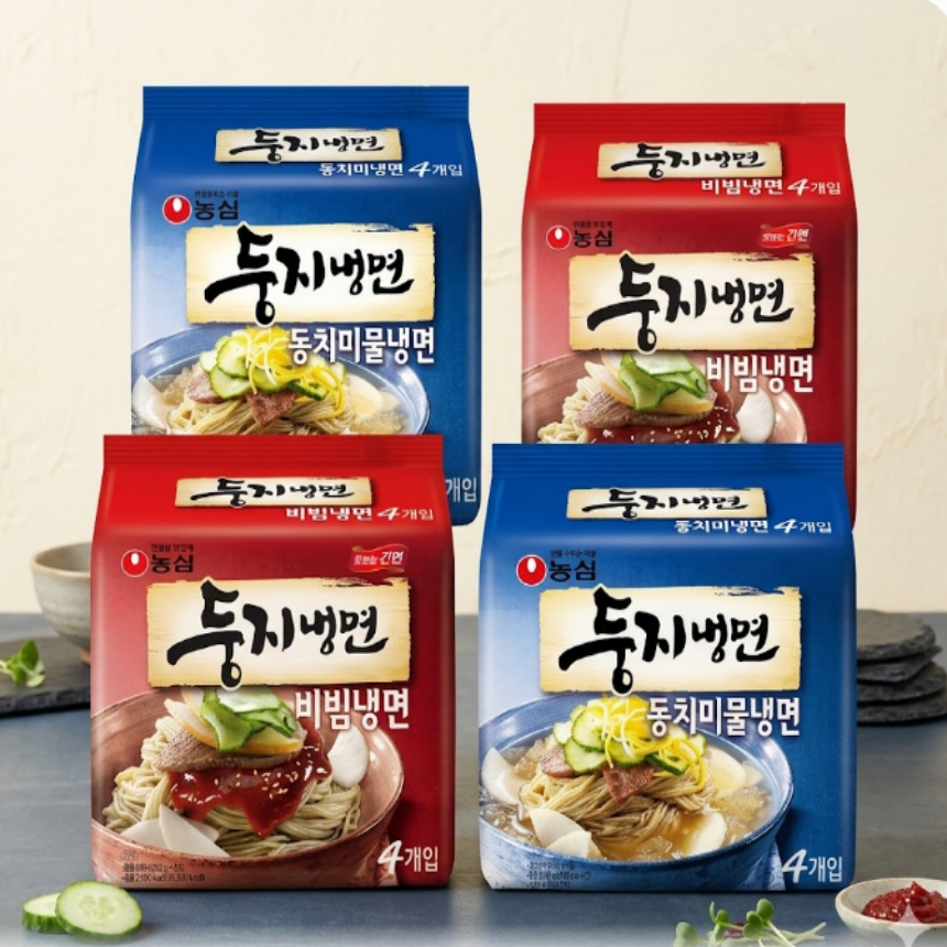 농심 <b>둥지</b><b>냉면</b>비빔<b>냉면</b> 8입+<b>물냉면</b> 8입