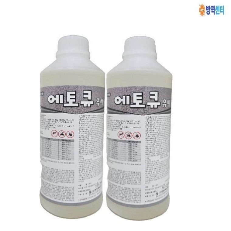 한성바이오켐 에토큐유제 1L 2개 바퀴벌레 파리 모기 털진드기 살충제 독성등급U