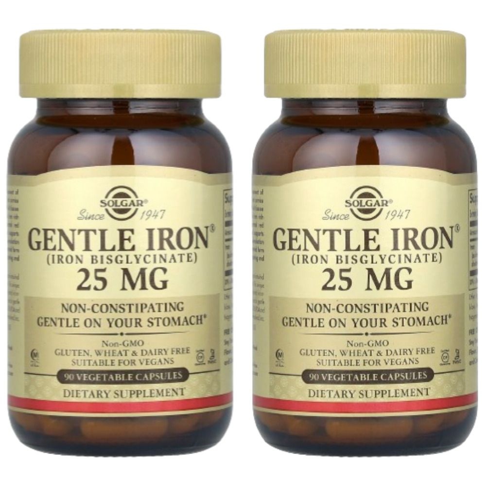 솔가 젠틀 아이언 철분 Gentle Iron 25mg 90정 2개