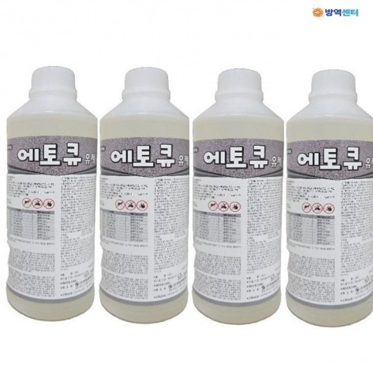 한성바이오켐 에토큐유제 1L 4개 바퀴벌레 파리 모기 털진드기 살충제 독성등급U