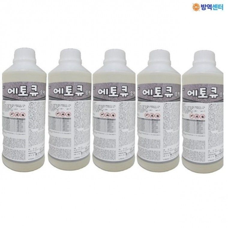 한성바이오켐 에토큐유제 1L 5개 바퀴벌레 파리 모기 털진드기 살충제 독성등급U