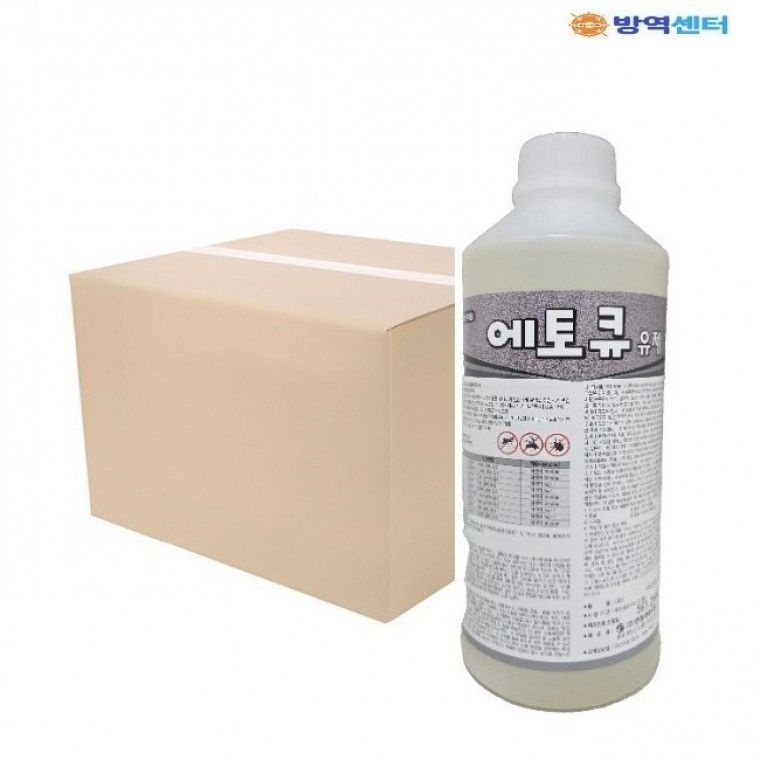한성바이오켐 에토큐유제 1L 12개 바퀴벌레 파리 모기 털진드기 살충제 독성등급U
