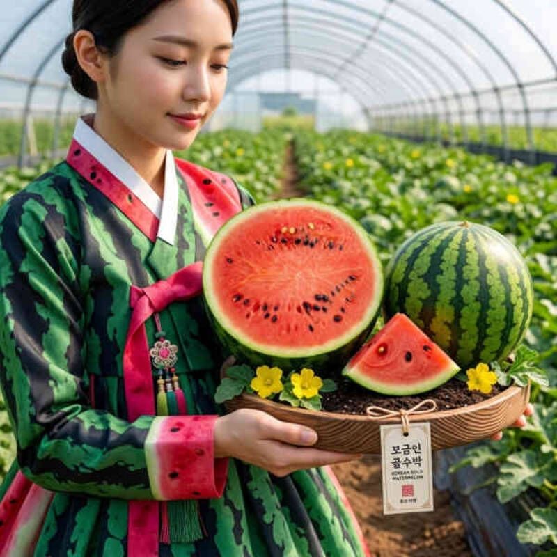 국내산 프리미엄 하우스 꿀수박 13brix 고당도 수박 3kg~9kg 산지직송270091