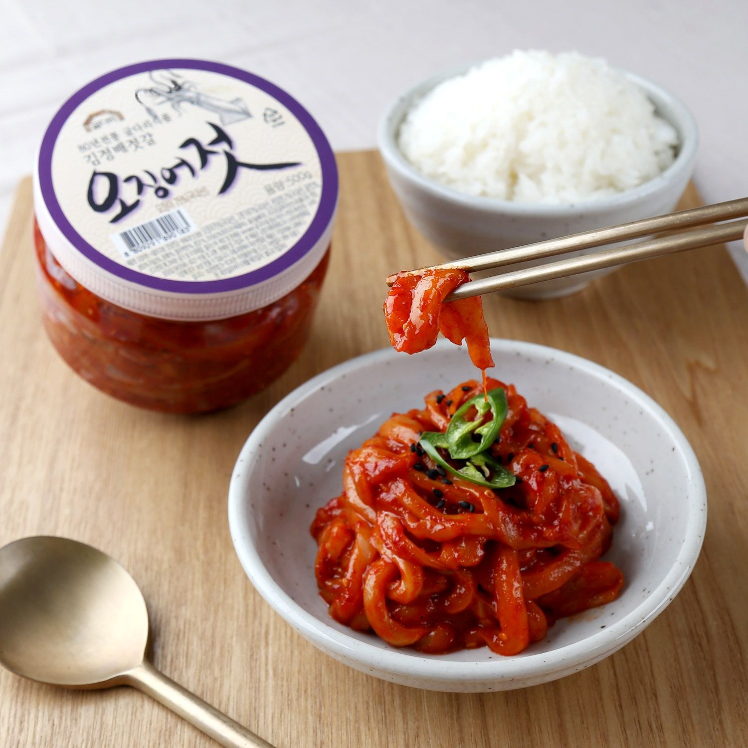 굴다리 식품 - 오징어젓(500g)