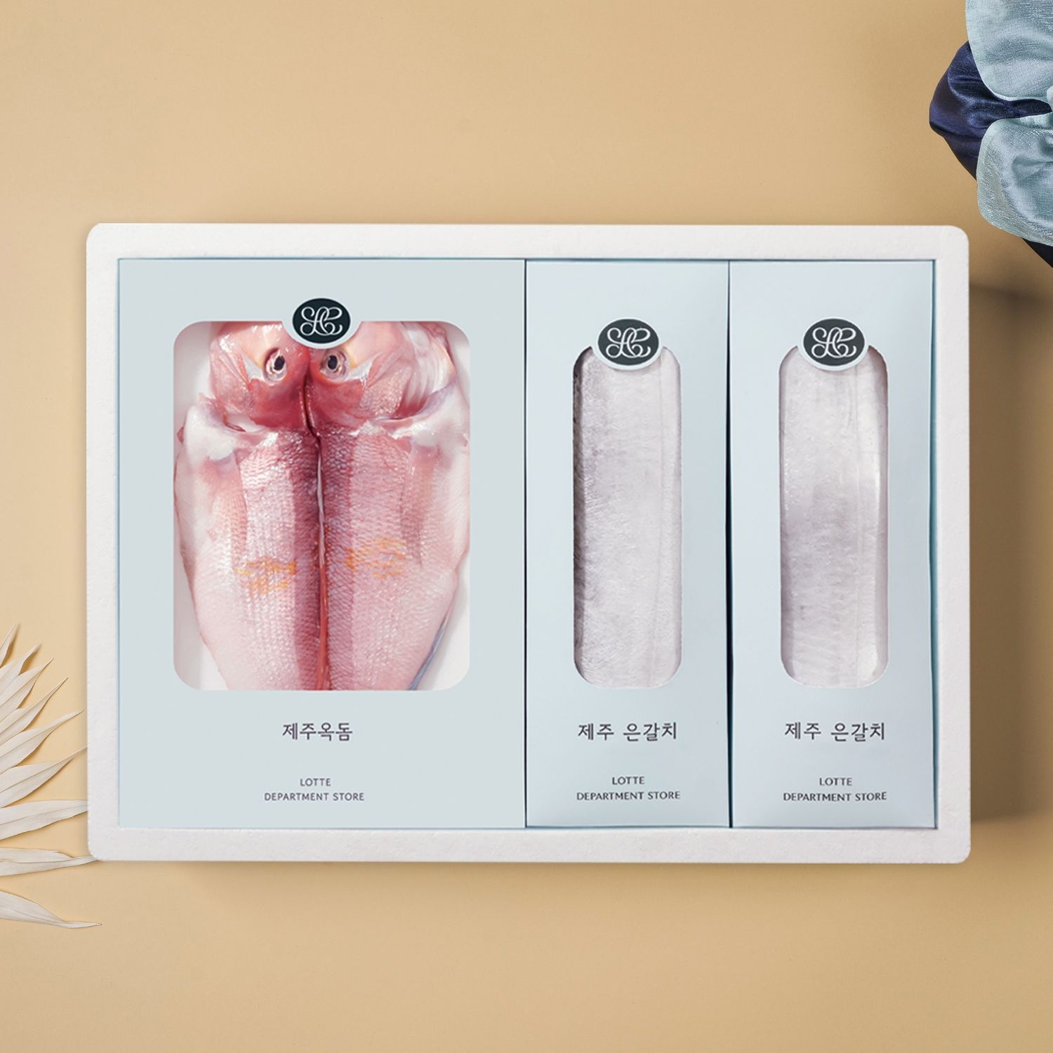 [롯데백화점] 모슬포 특선 제주 옥돔·은갈치 세트 (총1kg/옥돔400g,갈치600g)