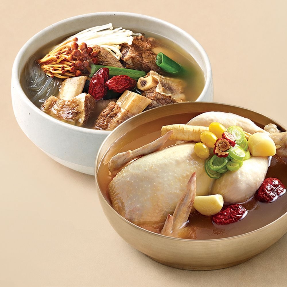 송추가마골 보양 홈 세트(가마골갈비탕 1.1kg * 2팩 + 보양 삼계탕 1.1kg * 3팩)
