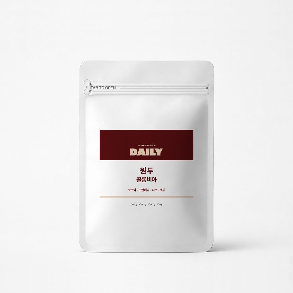 원두 데일리 콜롬비아 500g