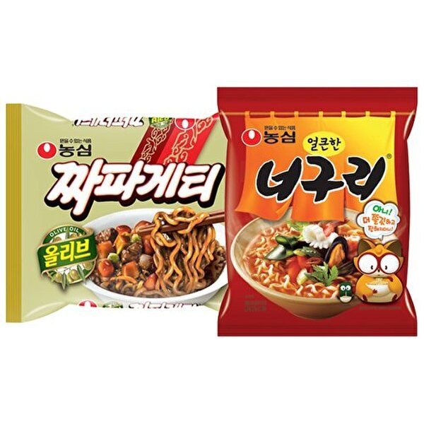 [농심]농심 짜파구리30봉(올리브짜파게티15봉+얼큰너구리15봉)