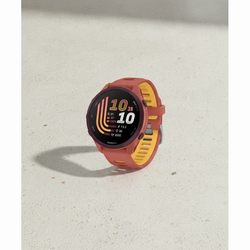 GARMIN 가민 포러너 165 뮤직 러닝워치 스마트워치 레드핑크