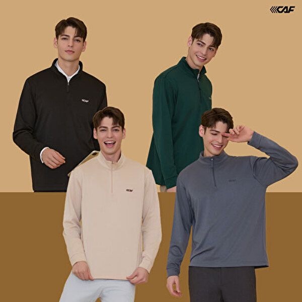 [르까프]남성 프렌치테리 집업티셔츠 4종