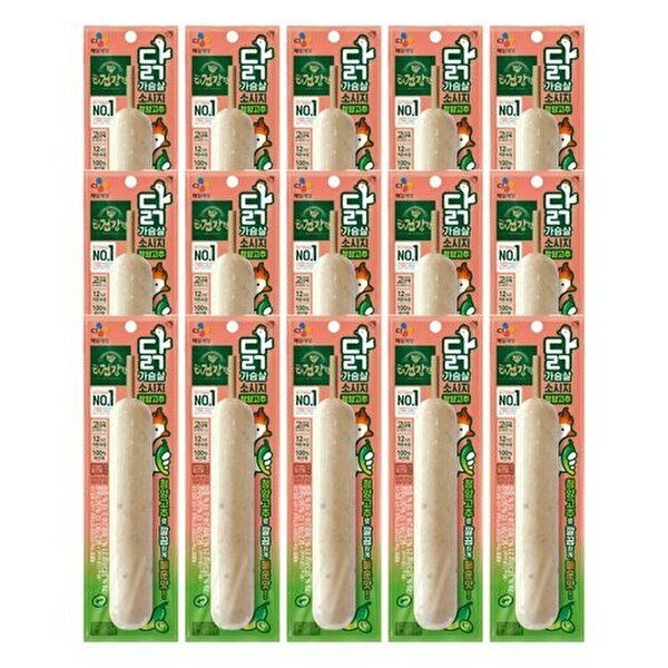 [CJ제일제당]더건강한 닭가슴살 꼬치 청양고추80g x15개
