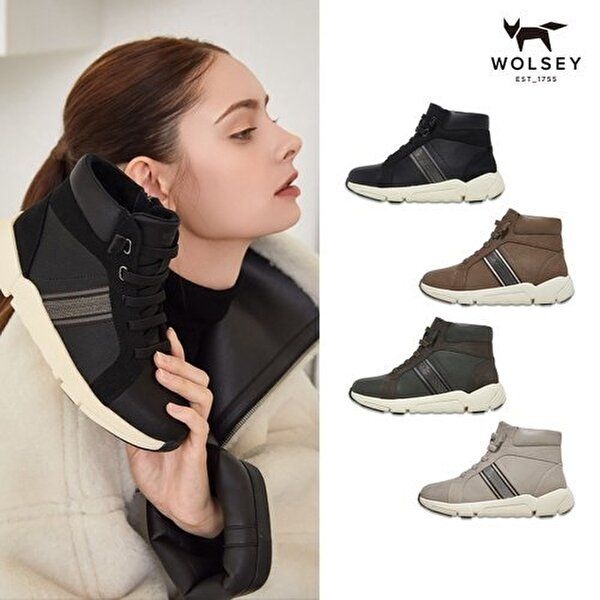 [울시]25FW 기모 하이탑 스니커즈 [여성]