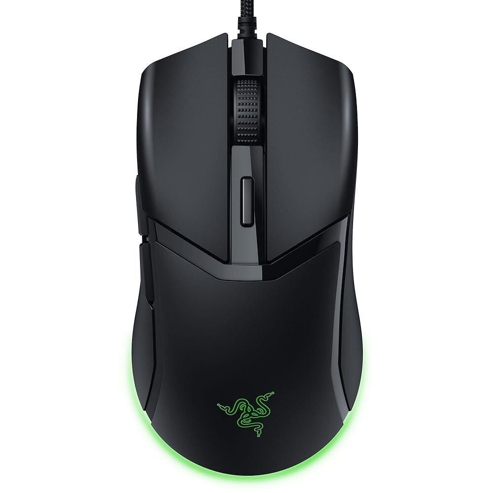 [해외] Razer 레이저 Cobra 코브라 유선 게이밍 마우스: 58g 경량 디자인 3세대 광학 스위치 언더글로우 크로마 RGB 조명 정밀