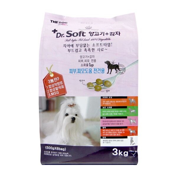 더독 [더독] 닥터소프트 양고기감자 3kg