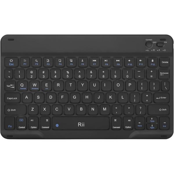 [해외] Rii RK302 초슬림 블루투스 키보드 iPad 아이폰호환 안드로이드 Samsung Windows Mac Linux 스마트 TV 태블릿 노트북 호환 충