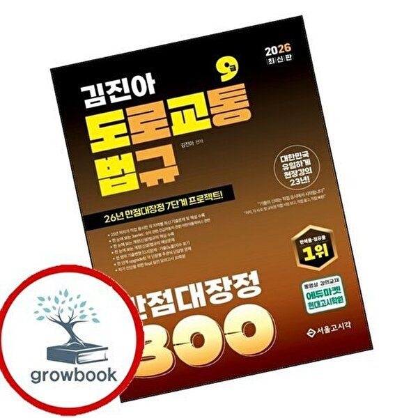 2026 김진아 도로교통법규 만점대장정 300제(도교법)