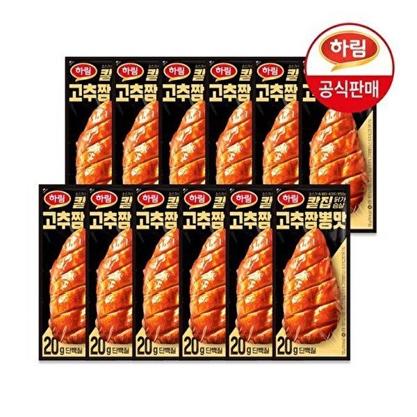하림 [하림]하림 칼집닭가슴살 고추짬뽕맛 100g x 12팩