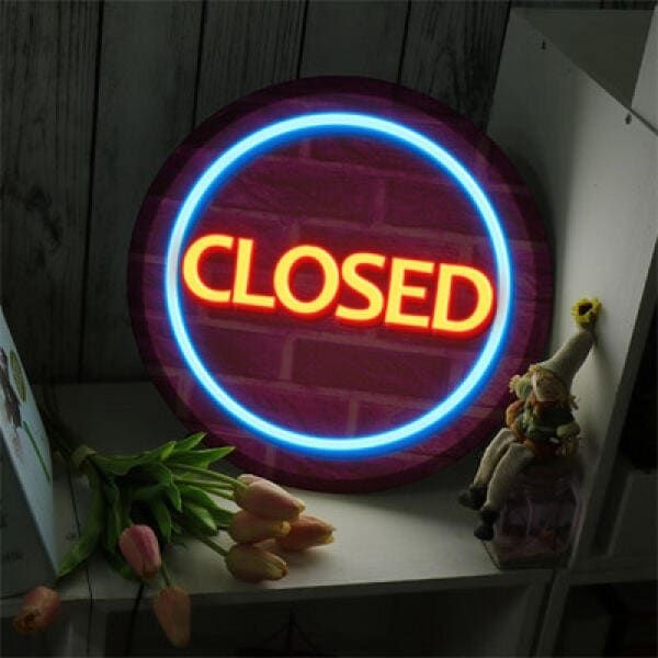 (현대Hmall) 아트박스/꾸밈 nb846-LED액자35R_네온글씨오픈앤클로즈