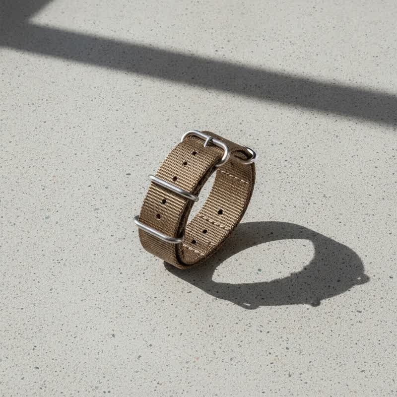 BERTUCCI 베르투치 B-TYPE 헤비듀티 나토밴드 22mm 시계줄 다크카키 하이폴리쉬