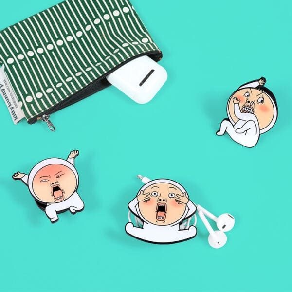 (현대Hmall) 아트박스/이들만듦 오니기리 전신형 모양 캐릭터 그립톡 3종