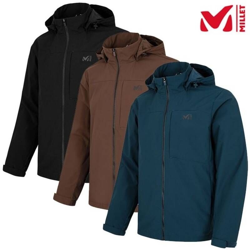 [백화점 정품] 밀레 MILLET 남성 간절기 신축성 시그니처 방풍 자켓MVTFJ301