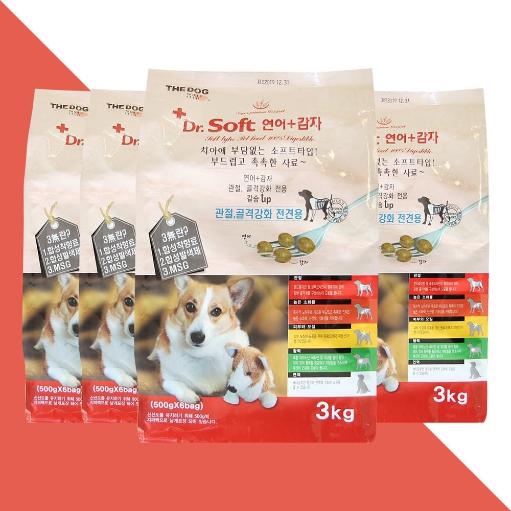 더독 (현대Hmall) 더독 닥터소프트 연어감자3kg 4개