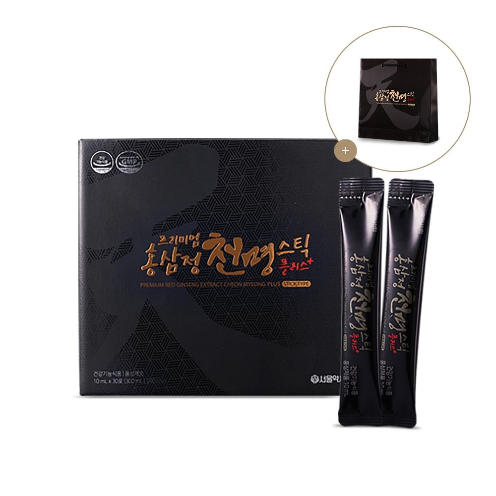 프리미엄 홍삼정 천명 스틱 플러스10ml 30포, 1개