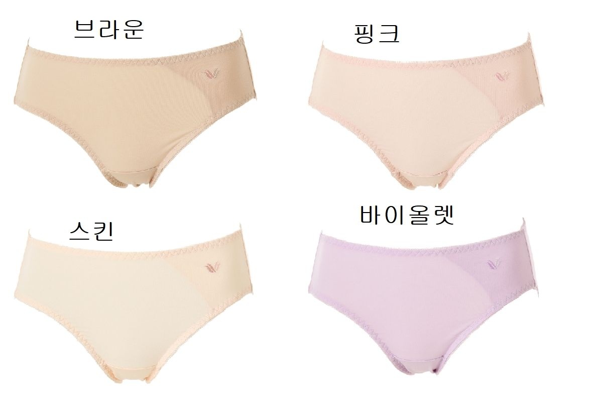 [롯데백화점] 와코루 면 모달 여성기본 요일팬티 데일리팬티 4종 세트 WPT4006