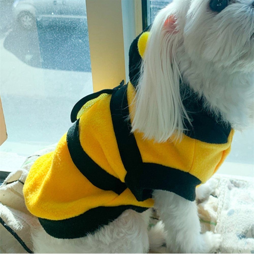 펫 의상 꿀벌 M 강아지할로윈의상 소형견의류