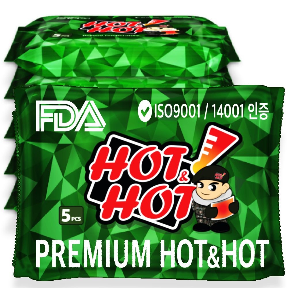 핫앤핫 핫앤핫 프리미엄 대용량 군용 핫팩GREEN 160g+전군보급품 군인 군대 30개