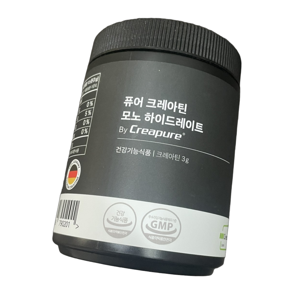 잠백이 퓨어 크레아틴 모노 하이드레이트 300g 1개