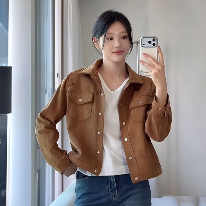 뮤즈 스웨이드 자켓