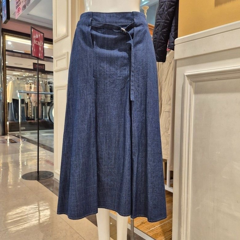 BCBG [BCBG]여름25 빵 데님 스커트 B5B3S202