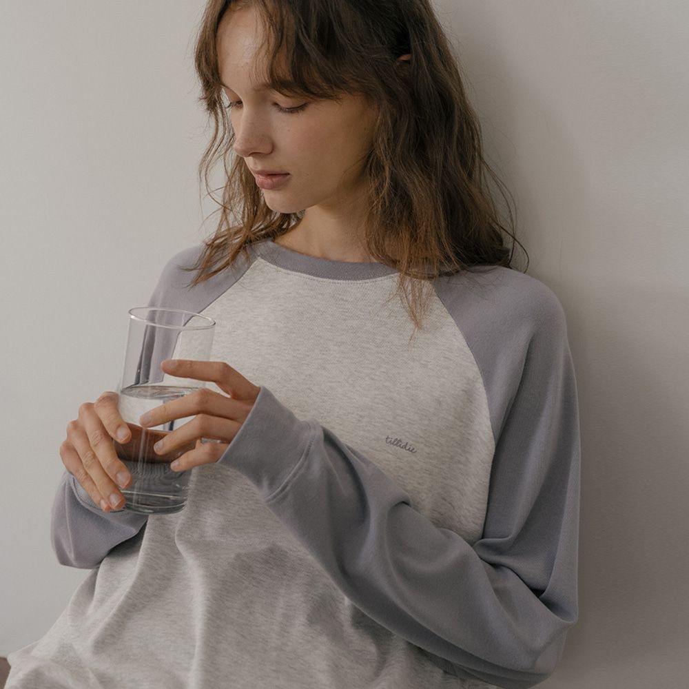 [10/7 예약배송]Raglan oversized modal tee [TIFA06LT05]_Blue