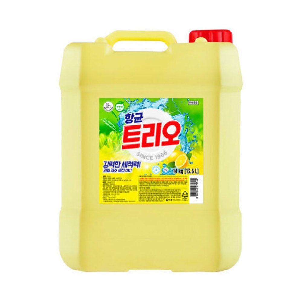 주방세제 말통 트리오 항균 14kg
