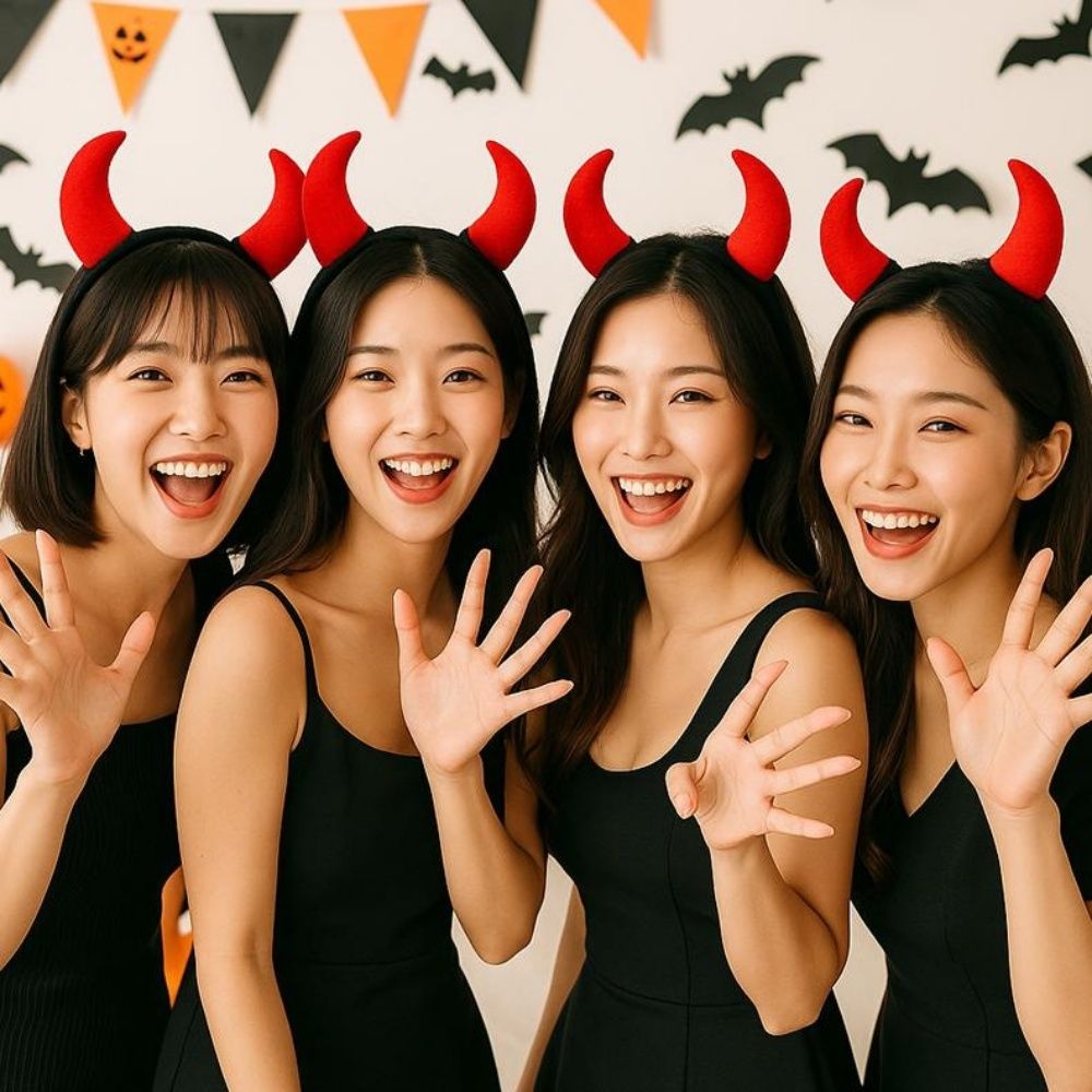 큰손할인 협력사 악마머리띠 할로윈 응원머리띠 코스튬 월드컵 파티 이벤트