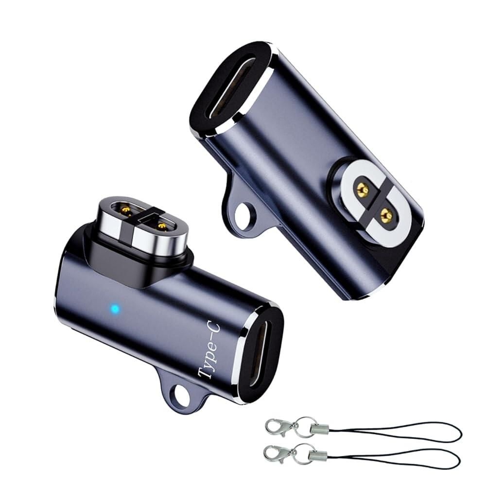 Sweguard [해외] Sweguard Shokz 헤드폰 충전기 어댑터 3팩 USB C 충전 마그네틱 컨버터 Aftershokz Aeropex OpenRun Pro/Air/Mini OpenComm 2/UC와 호환