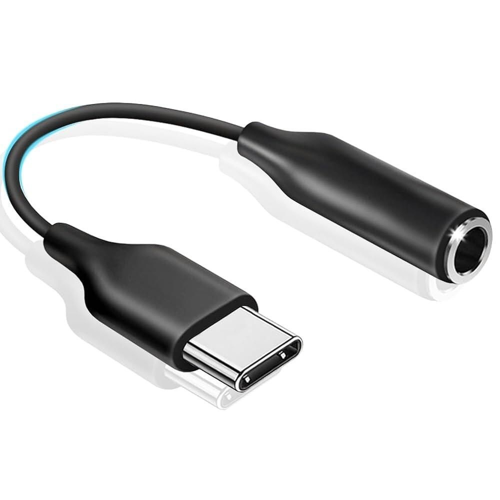 [해외] USB C to 3.5mm 헤드폰 잭 어댑터 타입 Aux 오디오 동글 이어폰 갤럭시 S22 S21 S20 노트20 A73 A53 A33 구글 픽셀 등과 호환