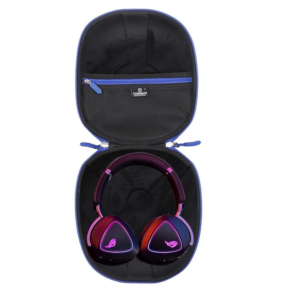 [해외] Tourmate ASUS ROG Delta II/Delta S Core/Strix G/Delta Animate/Pelta 게이밍 헤드폰용 하드 보관 케이스 - TUF/TUF H1 헤드셋용 여행용