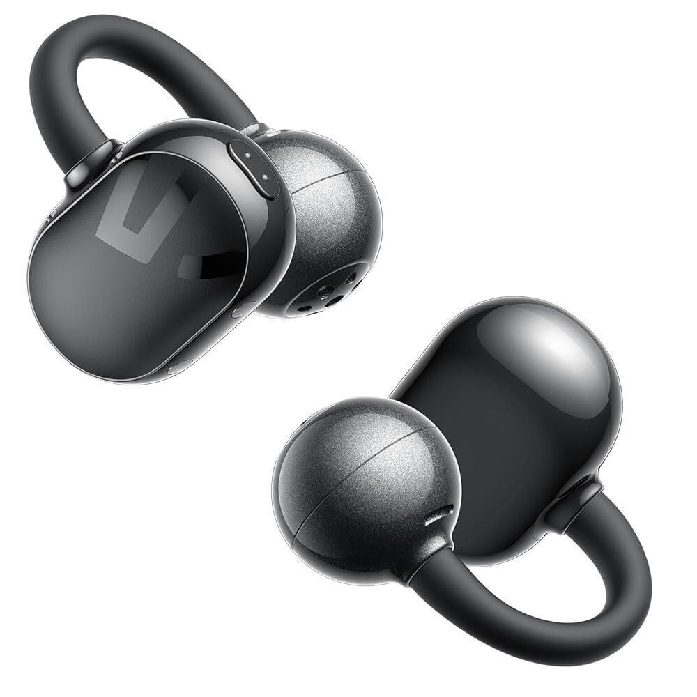 [해외] SoundPEATS POP Clip Wireless Open Ear Earbuds Button Control Lightweight Comfort Headphones 30H Playtime IPX5 Waterproof Bluetooth 5.4 Immersive Audio