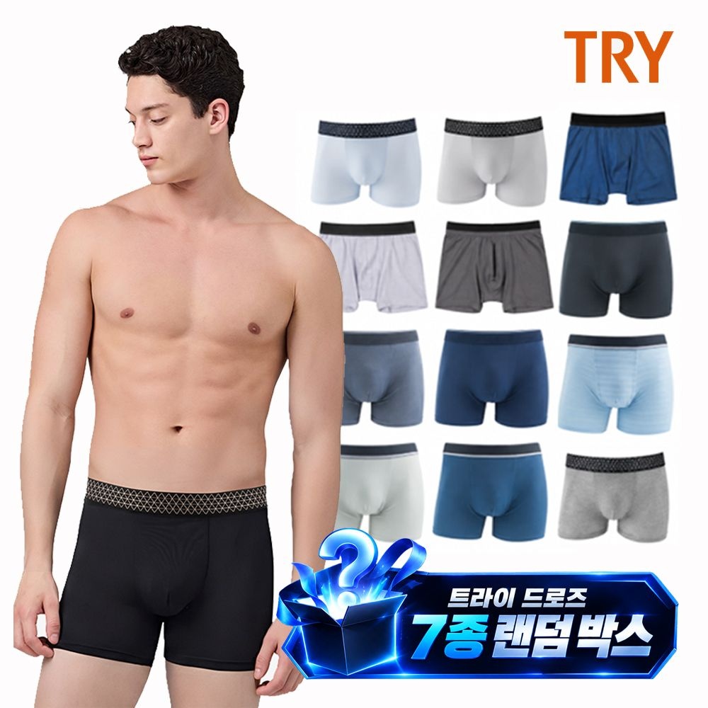 트라이 남성 쿨플러스 드로즈 랜덤 7종