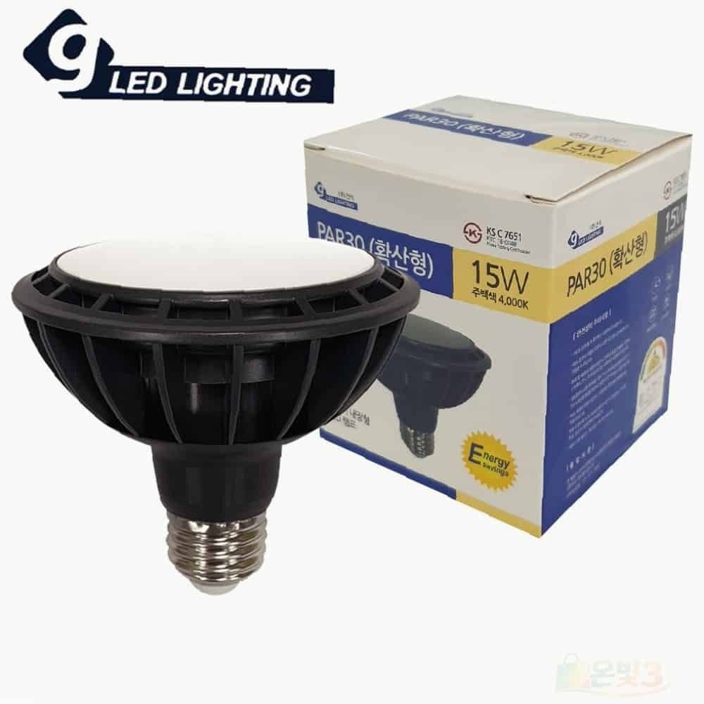 PAR30 LED전구 15W 주백색 확산형 천장간접등 확산형전구 LED램프 확산형조명