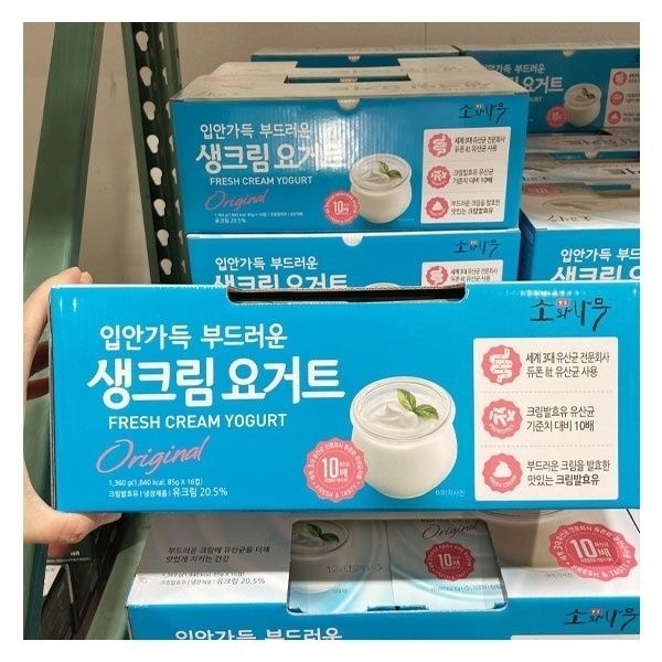 소와나무 생크림 요거트 85gx16 아이스박스무료
