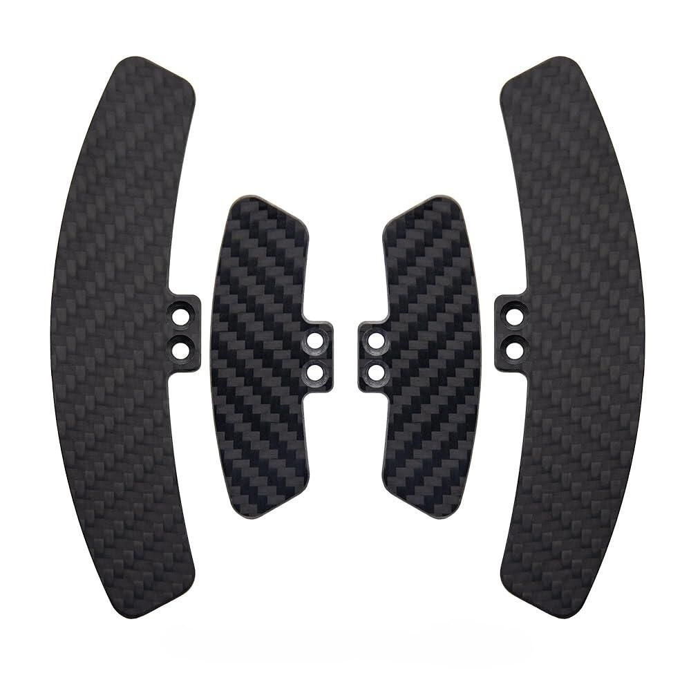 Tanlenki [해외] Simube Fanatec ClubSport 마그네틱 패들 모듈용 탄소 섬유 4개 호환교체 부품 액서리 [호환]