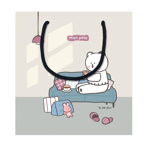 (현대Hmall) 아트박스/문구앤토이스 [프롬앤투] 몽 포트 캐릭터 쇼핑백 (10개 1세트)
