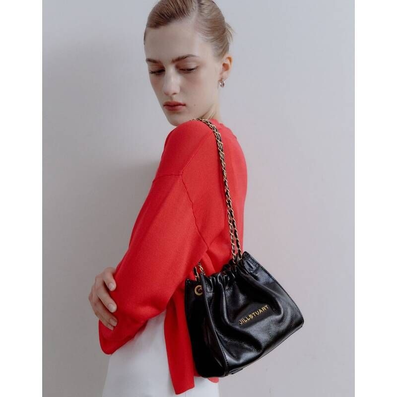 <매장정품> JILLSTUART 질스튜어트 [코코체인] 블랙 소가죽 체인 미니크로스 겸 숄더백 JABA6E360 JABA6E360BK-YP 1996537