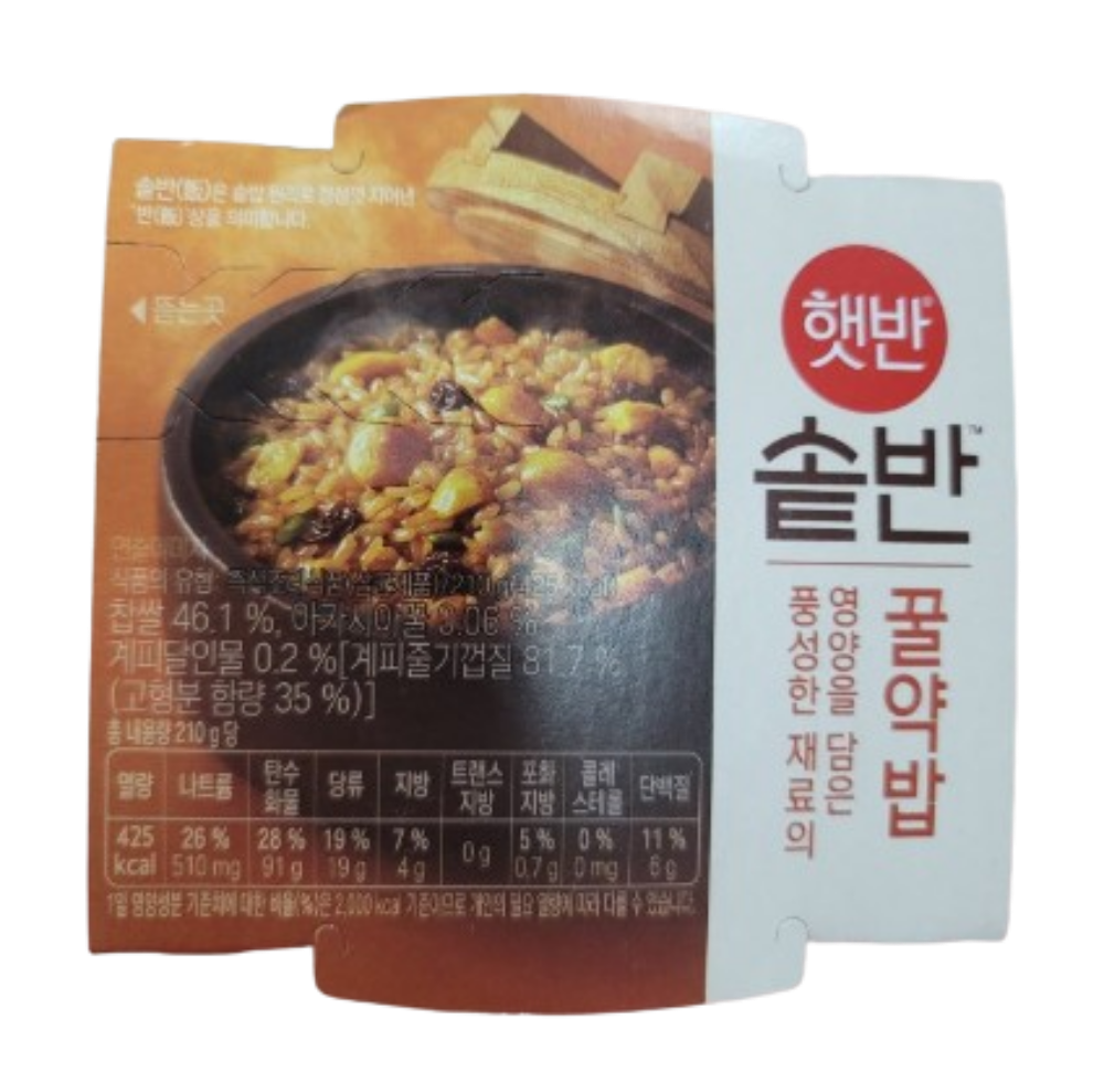 햇반 솥반 꿀약밥 210g 8개