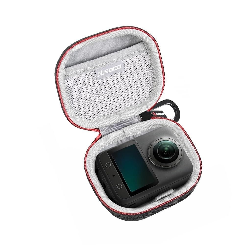 [해외] RLSOCO DJI Osmo Nano/Osmo 360 스탠다드 콤보용 하드 케이스 여행용 오거나이저 커버 충격 방지 방진 튼튼한 금속 후크가
